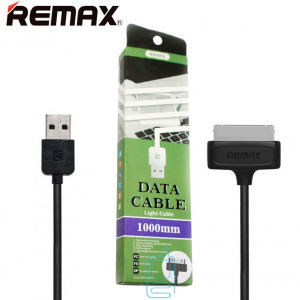 USB кабель Remax Light speed RC-06i4 Apple 30pin 1m чорний