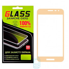 Защитное стекло Full Screen Samsung J2 Core J260 gold Glass