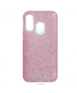 Чехол силиконовый Shine Samsung A40 2019 A405 розовый