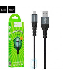USB кабель Hoco X38 ″Cool” micro USB 1m черный