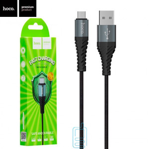 USB кабель Hoco X38 ″Cool” micro USB 1m черный