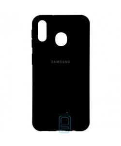 Чехол Silicone Case Full Samsung M20 2019 M205 черный