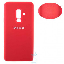 Чехол Silicone Cover Full Samsung A6 Plus 2018 A605 красный
