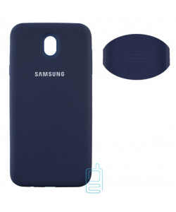 Чохол Silicone Cover Full Samsung J7 2017 J730 синій