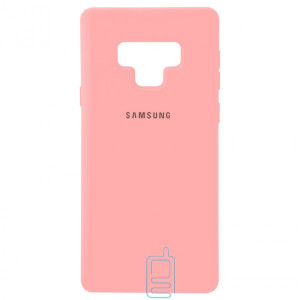 Чохол Silicone Case Full Samsung Note 9 N960 рожевий