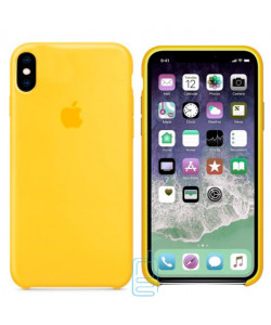 Чехол Silicone Case Apple iPhone X, XS желтый 04