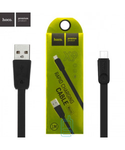 USB кабель Hoco X9 "Rapid" micro USB 1m чорний