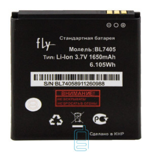 Аккумулятор Fly BL7405 1650 mAh IQ449 AAA класс тех.пакет