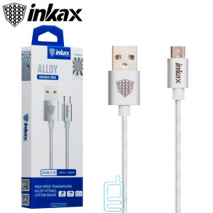 USB кабель inkax CK-64 Micro серебристый