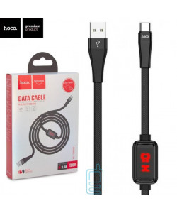 USB Кабель Hoco S4 ″With Timer″ Type-C 1.2М черный