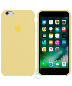 Чохол Silicone Case Apple iPhone 6, 6S блідо-жовтий 51