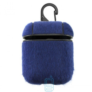 Футляр для навушників Airpod Wool синій