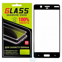 Защитное стекло Full Screen Nokia 8 black Glass