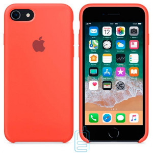 Чехол Silicone Case Apple iPhone 6, 6S светло-оранжевый 02