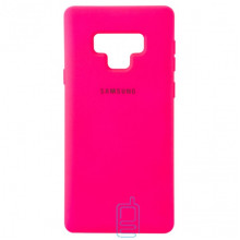 Чехол Silicone Case Full Samsung Note 9 N960 малиновый