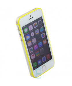 Чехол-бампер Apple iPhone 5 Vser желтый
