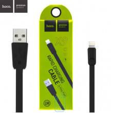 USB кабель Hoco X9 ″Rapid″ Apple Lightning 1m черный