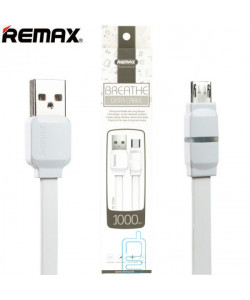 USB кабель Remax Breathe RC-029m micro USB 1m білий