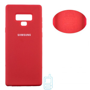 Чехол Silicone Cover Full Samsung Note 9 N960 красный