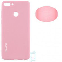 Чохол Silicone Cover Full Huawei Y9 2018 рожевий