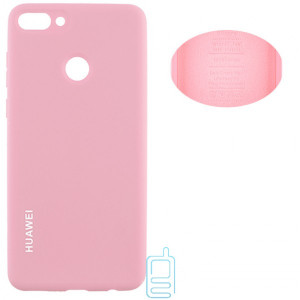 Чехол Silicone Cover Full Huawei Y9 2018 розовый