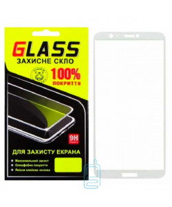 Защитное стекло Full Screen Huawei P Smart, Enjoy 7s white Glass