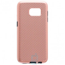 Чехол-накладка GINZZU Carbon X1 Samsung S7 G930 розовый