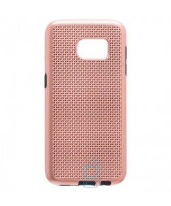 Чехол-накладка GINZZU Carbon X1 Samsung S7 G930 розовый