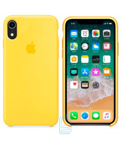 Чехол Silicone Case Apple iPhone XR желтый 28