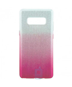 Чехол силиконовый Shine Samsung Note 8 N950 градиент розовый