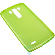 Чехол силиконовый цветной LG G3 зеленый