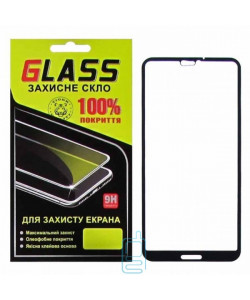 Защитное стекло Full Glue Huawei P20 Lite black Glass
