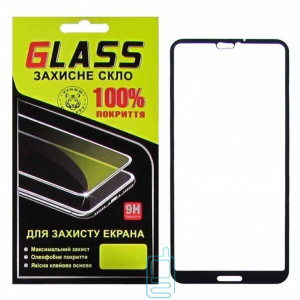 Захисне скло Full Glue Huawei P20 Lite black Glass