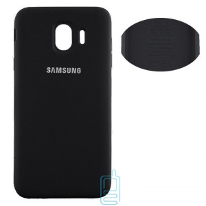 Чохол Silicone Cover Full Samsung J4 2018 J400 чорний