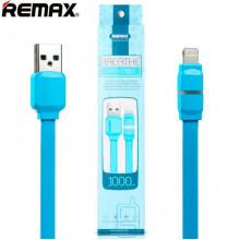 USB кабель Remax Breathe RC-029i lightning 1m синій