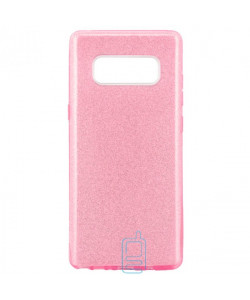 Чехол силиконовый Shine Samsung Note 8 N950 розовый