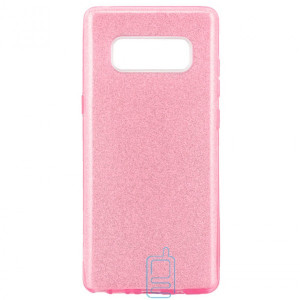 Чохол силіконовий Shine Samsung Note 8 N950 рожевий