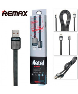 USB кабель Remax Platinum RC-044a Type-C 1m чорний
