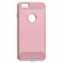 Чохол-накладка Motomo X6 Apple iPhone 6 Plus, 6S Plus рожево-золотистий
