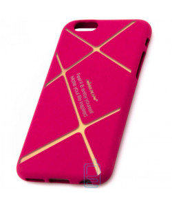 Чохол силіконовий Nillkin Apple iPhone 6 matte pink-gold