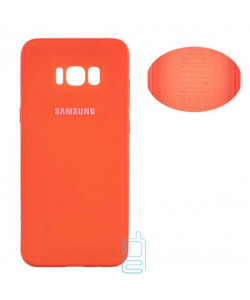 Чехол Silicone Cover Full Samsung S8 Plus G955 оранжевый