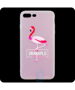 Чехол силиконовый Summer Apple iPhone 7 Plus, 8 Plus Flamingo