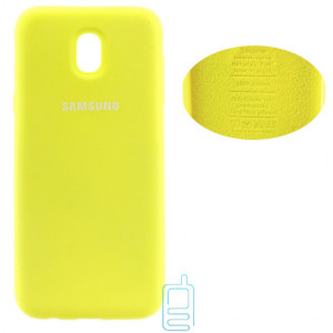 Чехол Silicone Cover Full Samsung J5 2017 J530 желтый