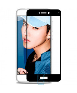 Защитное стекло Full Screen Huawei P8 Lite 2017, P9 Lite 2017, GR3 2017, Honor 8 Lite, Nova Lite 2016 black тех.пакет