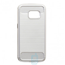 Чохол-накладка Motomo X6 Samsung S7 G930 сріблястий