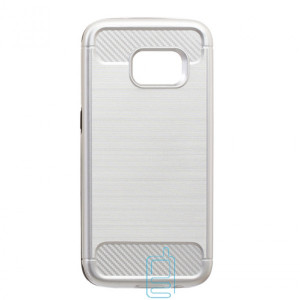 Чохол-накладка Motomo X6 Samsung S7 G930 сріблястий