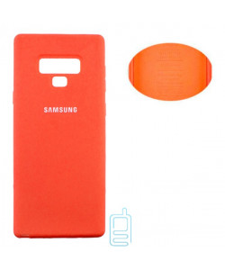 Чехол Silicone Cover Full Samsung Note 9 N960 оранжевый