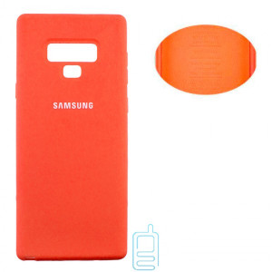 Чехол Silicone Cover Full Samsung Note 9 N960 оранжевый