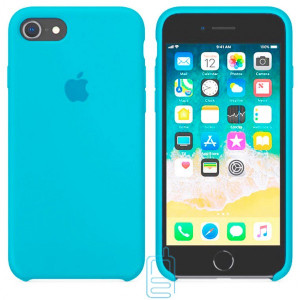 Чехол Silicone Case Apple iPhone 5, 5S голубой 16