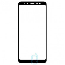 Защитное стекло Full Screen Samsung A8 2018 A530 black тех.пакет